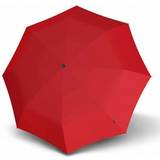Stormsäkert paraply Knirps Fickparaply A.200 Medium Duomatic – kompakt och stormsäkert – vindkanal testad, röd, M