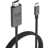 Kabeladaptrar Kablar LINQ USB C-HDMI 2m