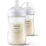 Transparent Nappflaskor & Servering Philips Avent Natural Response 9oz Baby Bottles 260 ml 2pack