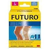 Futuro Hälsovårdsprodukter Futuro FUT76588 Comfort knäbandage, bärbar på båda sidor, storlek L, 43,2–49,5 cm