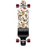 Kullager Skateboards Madrid Komplett Longboard Topp-Mount (Totem) Svart/Vit/Brown