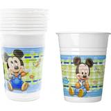 Plastmuggar Unique Party Plastic Cups Disney Baby Mickey Mouse 8-pack