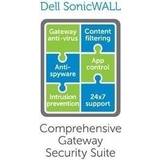 Kontorsprogram Dell SonicWall Gateway Anti-Malware, Intrusion Prevention and Application Control for TZ 600 Licensabonnemet (1 år) 1 apparat för SonicWall TZ600, TZ600 High Availability, TZ600P, TZ600P High Availability