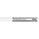 Vita Glas- & Porslinspennor Panduro Hobby Porslinspenna vit 2 mm