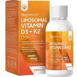 Vitamin mk7 WeightWorld Vegan Liposomal Vitamin D3 2000IU + Vitamin K2 MK7 75mcg