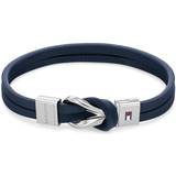 Tommy Hilfiger Leather Bracelet - Silver/Blue