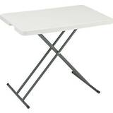 Iceberg IndestrucTables Too 1200 Series Personal Folding Table, Platinum/Gray Quill Platinum