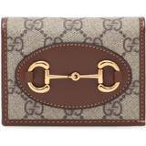 Gucci 1955 Horsebit Gg-canvas And Leather Wallet - - Beige Multi beige