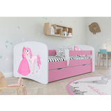 Barnsäng prinsessa barnrum Aucune Kocot Kids Cot Babydreams prinsessa rosa häst