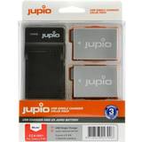Batterier & Laddbart Jupio Batteripaket ersätter Canon LP-E8 (2 st Batterier USB Laddare)
