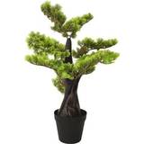 Svarta Julgranar vidaXL Konstgjort bonsaiträd i kruka cypress 60 cm grön Julgran 60cm