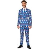 OppoSuits Jul Maskeradkläder OppoSuits Suitmeister Nordic Suit Blue