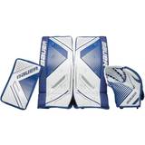 Axelskydd Ishockey Bauer Street Performance Goal Kit Jr - White/Blue