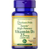 Puritan's Pride Vitaminer & Mineraler Puritan's Pride Sunvite Vitamin D, D3 1000iu 250 pcs