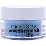 Cuccio Guld Nagelprodukter Cuccio Pro Powder Polish Nail Colour Dip System - Deep Blue Glitter