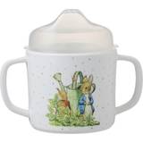 Petit Jour Muggar Petit Jour Paris – dubbelhanterad kopp med avtagbart lock Peter Rabbit – med halkskyddsbas!