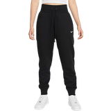 Dam - Mjukisbyxor Nike Sportswear Phoenix Fleece High-Waisted Joggers Women's - Black/Sail