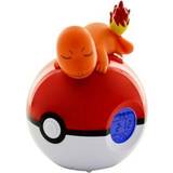 Pokémons Barnrum Teknofun 811368 Pokemon-Charmander digital alarmklocka lampa