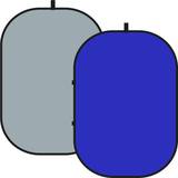 Hopfällbar bakgrund Neewer 2-i-1 chromakey blå/grå skärm hopfällbar bakgrund dubbelsidig pop out twist grå/blå bakgrund 150 x 200 cm kromnyckel blå/grå, vikbar panel med dragkedja bärväska