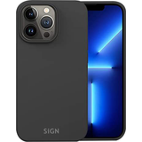 Mobiltillbehör SiGN Liquid Silicone-skal för iPhone 14 Pro Svart