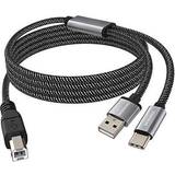 MOSWAG 2in1 USB 3.28FT/1M with MIDI Cable