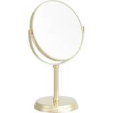 Basics Vanity Mirror 1X/5X Magnification Gold
