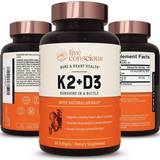 Vitamin mk7 Live Conscious Vitamin K2 MK7 with D3