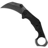 Kershaw Outlier, Tactical Karambit Style with Assisted Opening, Reverse Grip, on Black Fickkniv