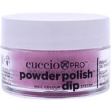 Cuccio Pro Powder Polish Nail Colour Dip System - Deep Pink With Pink Glitter