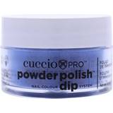 Cuccio Pro Powder Polish Nail Colour Dip System - Purple With Red Glitter