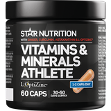 A-vitaminer - Kisel Vitaminer & Mineraler Star Nutrition Vitamins & Minerals Athlete 60 st