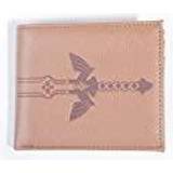 Difuzed of Zelda svärd dubbelvikt plånbok myntpåse, 16 cm; brun