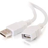 C2G Kablar C2G 2m USB 2.0 to Female Extension Cable for PCs and Lapto