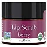 Läppskrubb Earth Lip Scrub, Berry Flavor Bio Peeling Sugrör