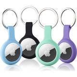 Silicone Case for Airtags with Keychain 4-Pack
