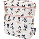 Disney Women's Loungefly x Minnie and Mickey Mouse Passport Bag All-Over Pastel in Multi
