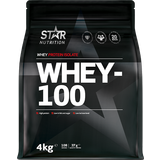 Proteinpulver på rea Star Nutrition Whey-100 Strawberry 4kg