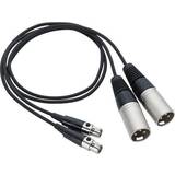 Zoom Kablar Zoom TXF-8 Balanced TA3 to XLR Cable 2 Pack the F8n Field Other Devices Mini
