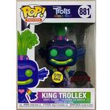 Trolls figurer Funko Pop Movies trolls World Tour Special Limited Edition King Trollex Glow In The Dark 881