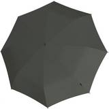 Knirps Paraplyer Knirps X1 fickparaply – uni – inkl. Eva-hårt fodral i paraplydesign – 100% polyester – högkvalitativt utförande – testat vindkanaler – manuellt, liten, kompakt, lätt och pålitlig, Dgrey, One Size