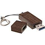 InLine Minneskort & USB-minnen InLine Woodstick USB 3.0 förvaringspinne 64GB Walnuss-holz