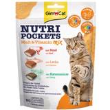 GimCat Husdjur GimCat Nutri Pockets Malt & Vitamin Mix - Knaprigt kattgodis funktionella ingredienser