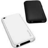 Ipod touch Imation XtremeMac TuffWrap Fodral för spelare silikon svart, vit (paket om 2) för Apple iPod touch (4G)