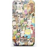 Mobiltillbehör Rick and Morty Interdimentional TV Characters Phone Case for iPhone and Android Samsung S8 Snap Case Matte