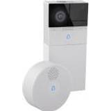 Digital dörrkikare Larm & Övervakning Caliber Komplett uppsättning IP-video dörrintercom Trådlöst, WLAN 1-familjshus Vit