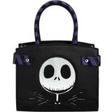 Nightmare Before Christmas Metallic Print Handbag Black/Purple/White One-Size