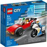 Poliser Leksaker Lego City Police Bike Car Chase 60392