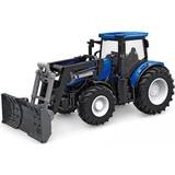 Amewi Radiostyrda leksaker Amewi RC Traktor med skrapa Push Blade LiIon 500mAh blå/6