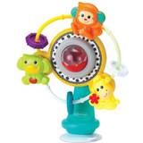 Infantino Mjukisdjur Infantino 315125-00 djungelpariserhjul – roterande pariserhjul med tre djungeldjur och musik och med praktisk sugkopp, flerfärgad