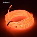 Orange Ljuslister Batteridriven Led Glowstrip Neon Ljuslist